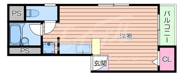 金尻マンションの物件間取画像